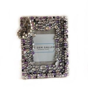 Lavender Jeweled Photo Frame with a Gatsby Wedding